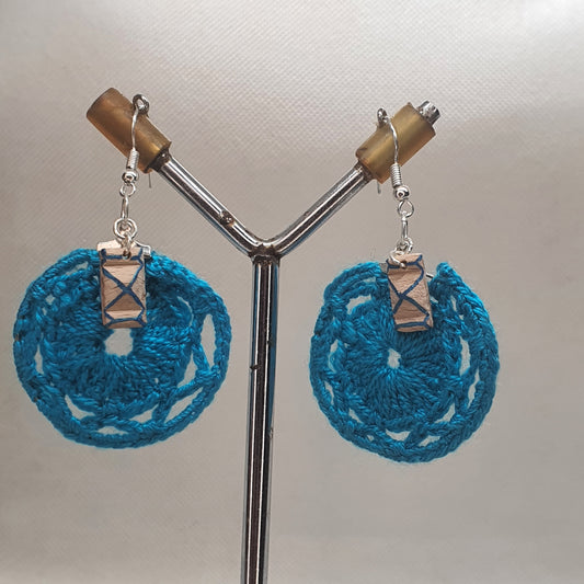 the crochet earing